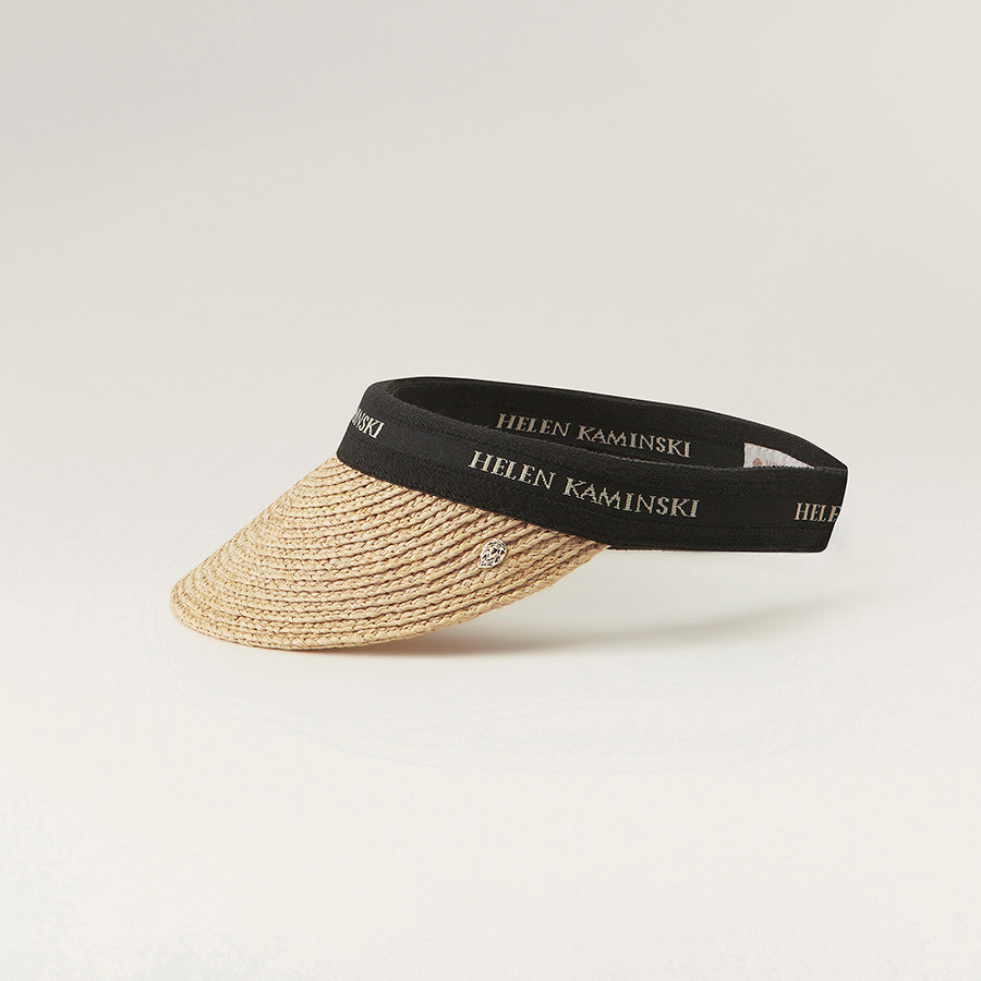 Buy Bianca 8 Logo Visor - Natural Black - Helen Kaminski