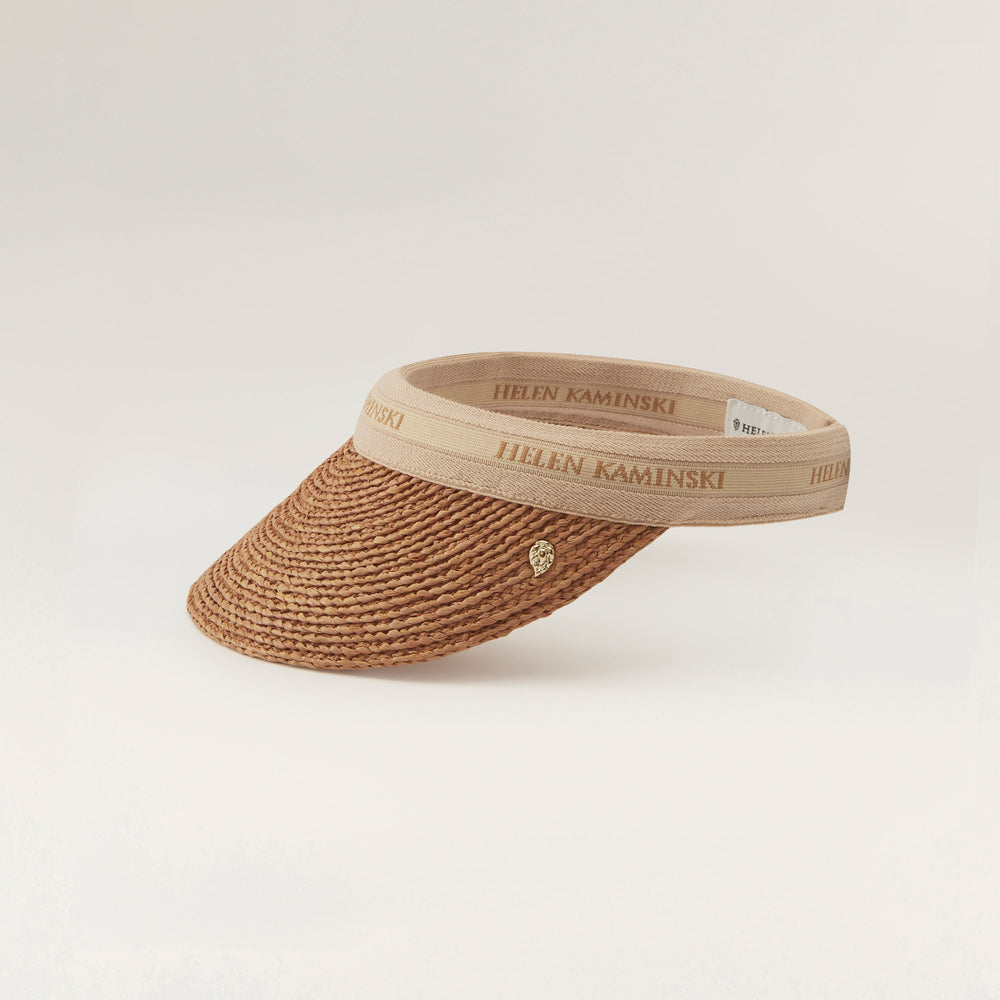 帽子 HELEN KAMINSKI BEDARA Buy Bianca 8 Logo Visor - Nougat Natural - Helen Kaminski