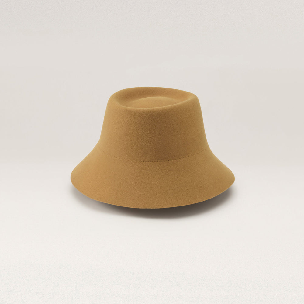 Buy Petra Conscious Wool Bucket - Camel - Helen Kaminski