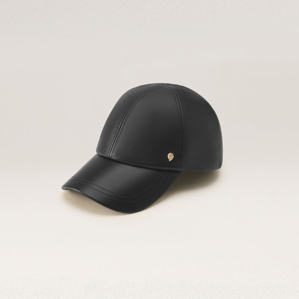 HELEN KAMINSKI ブラックキャップ ワンサイズ Buy Lexie Leather Cap - Black - Helen Kaminski