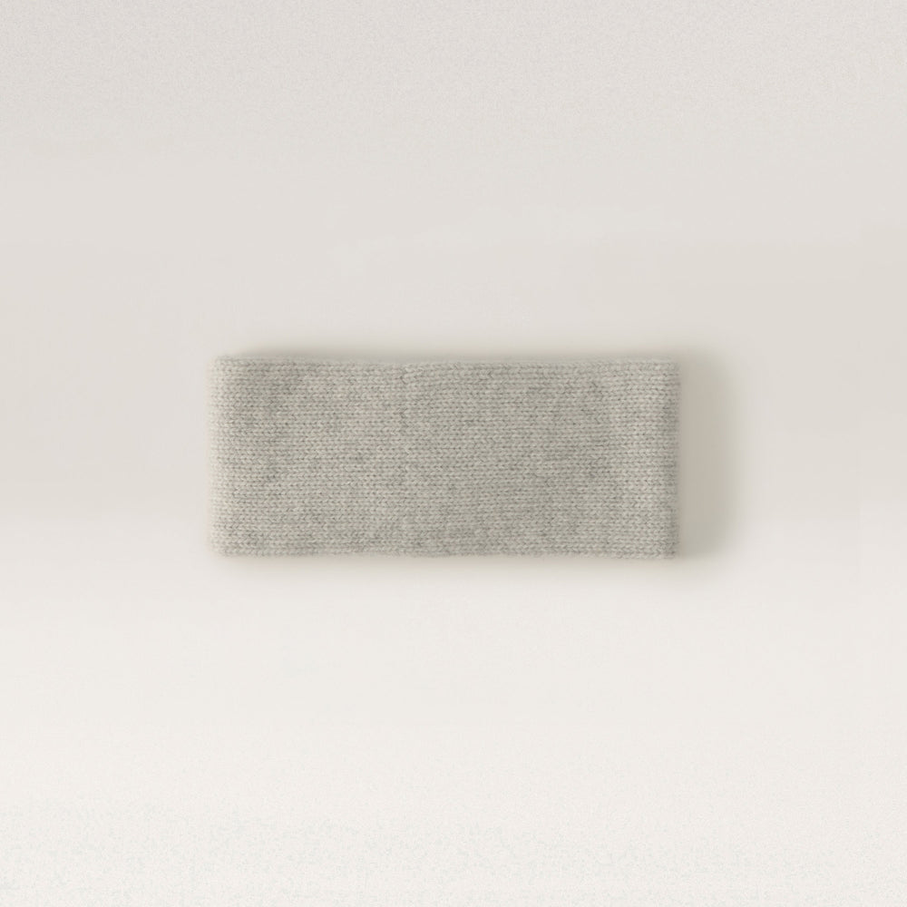Shop the Hallie Cashmere Headband in Light Grey | Helen Kaminski display picture 1