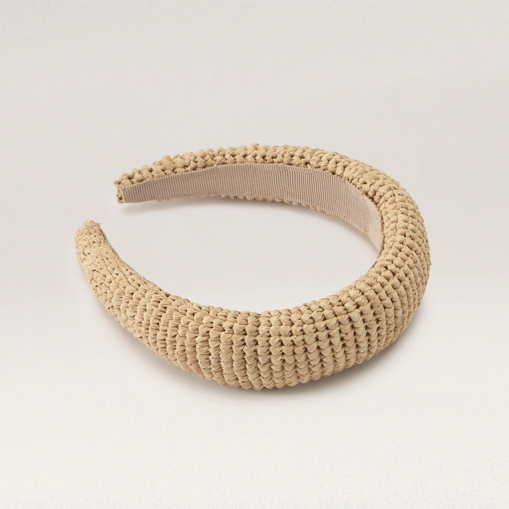 Darcy Raffia Headband - Natural - Raffia Accessory | Helen Kaminski US