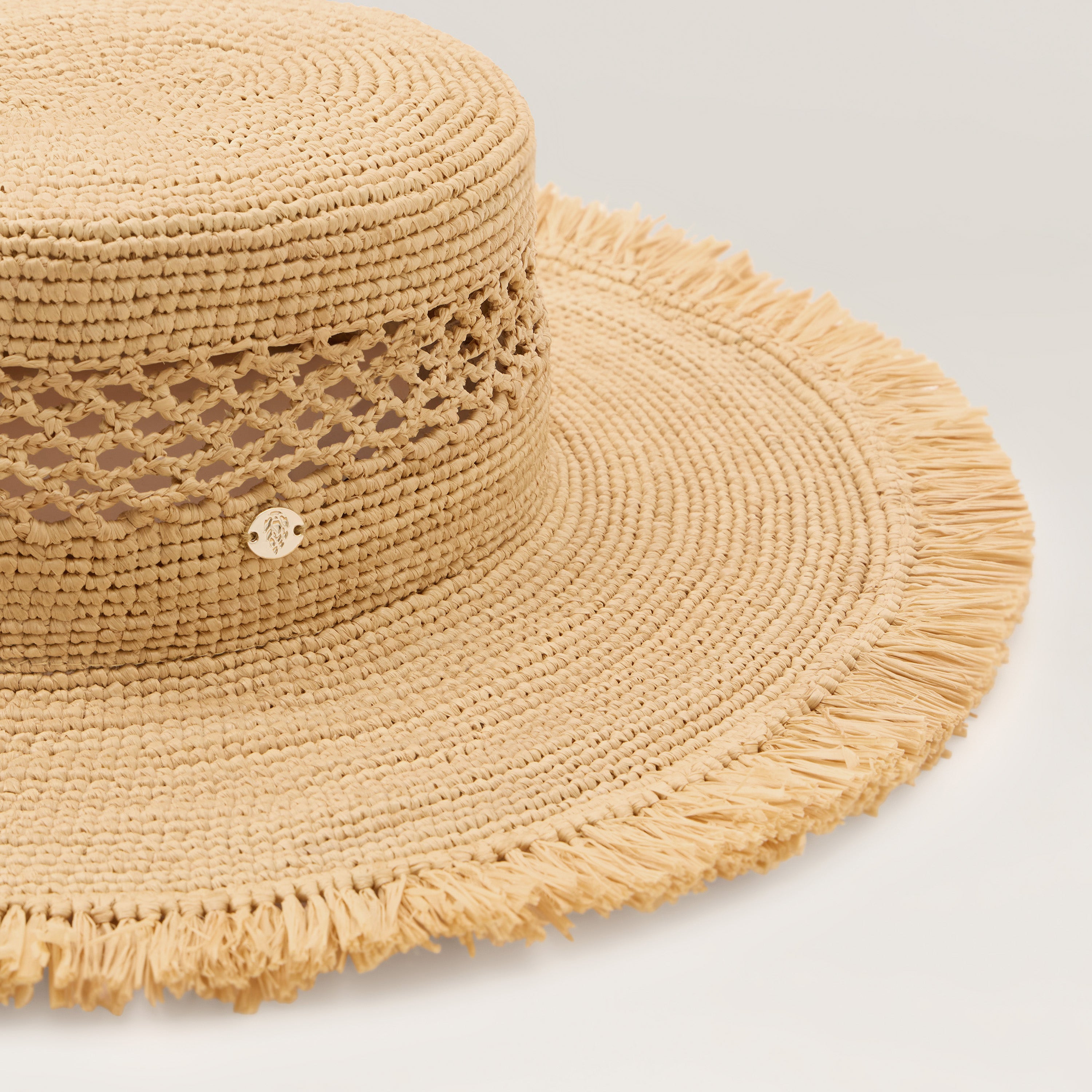 Ivy Raffia Boater Hat - Natural | Helen Kaminski US