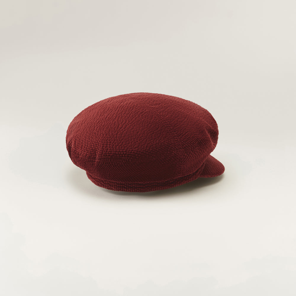 Alto 6 Classic Cloche Hat in Deep Rust - Helen Kaminski AU