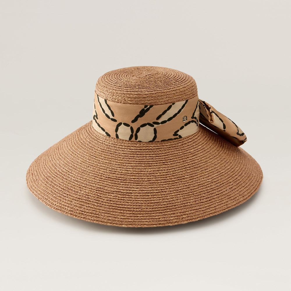 【HELEN KAMINSKI】ハリエット Keshini Raffia Sun Hat - Nougat - Beige Hat | Helen Kaminski US