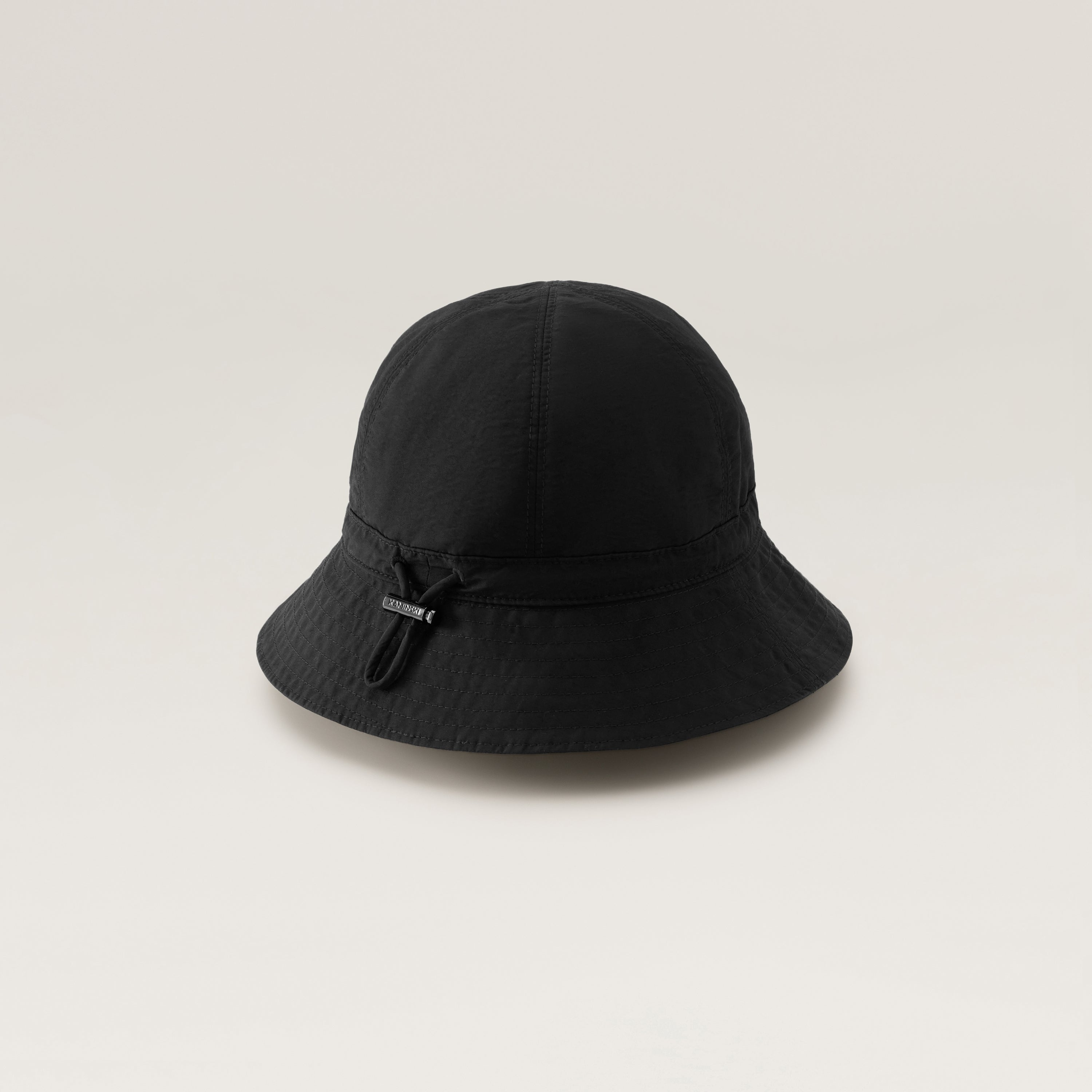 Kiran Packable Cloche - Black - Cotton Blend Hat | Helen Kaminski US