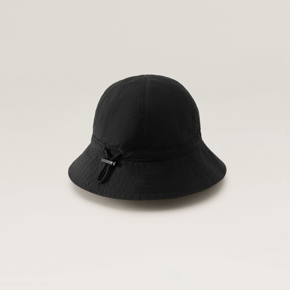Kiran Packable Cloche - Black - Cotton Blend Hat | Helen Kaminski US