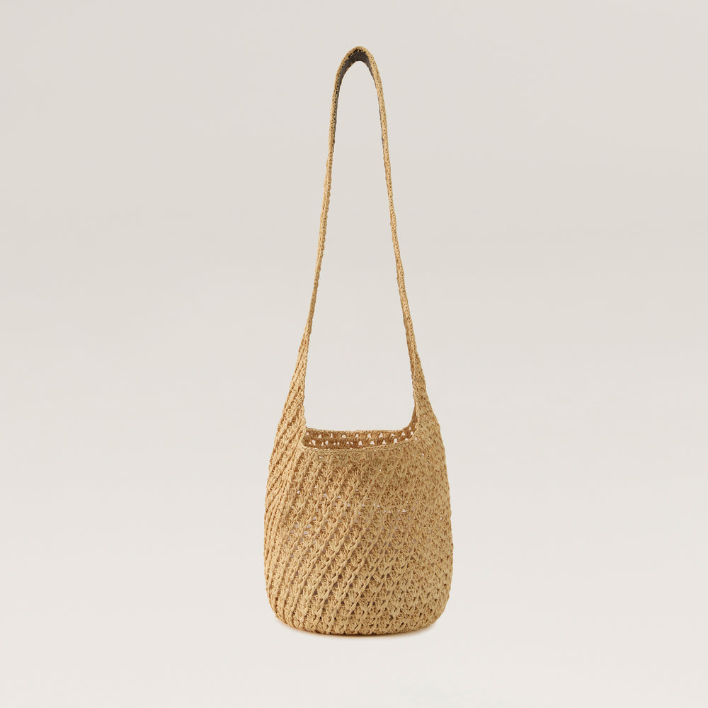 HELEN KAMINSKI ストロー ハンドバッグ Lani Raffia Crochet Small Sac - Natural - Beige Bag | Helen