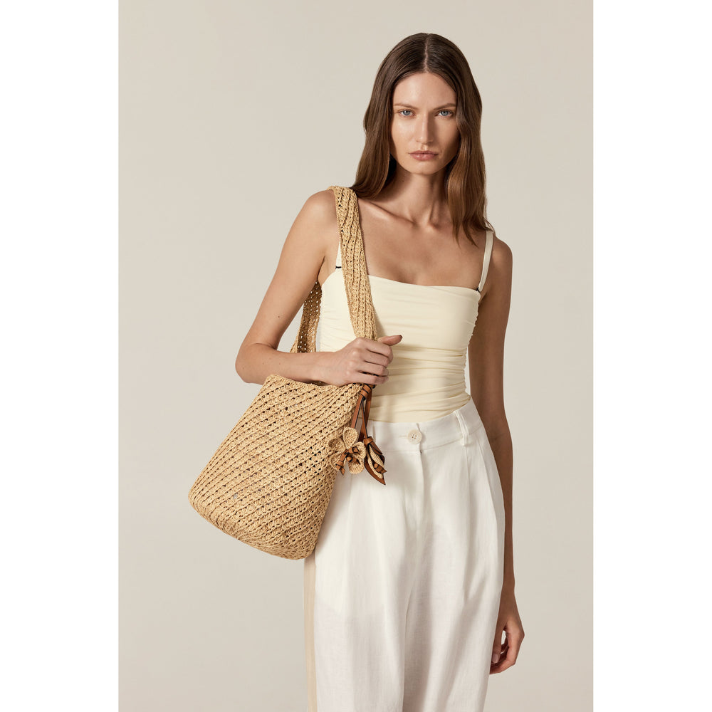 Lani Raffia Crochet Sac - Natural - Beige Bag | Helen Kaminski US
