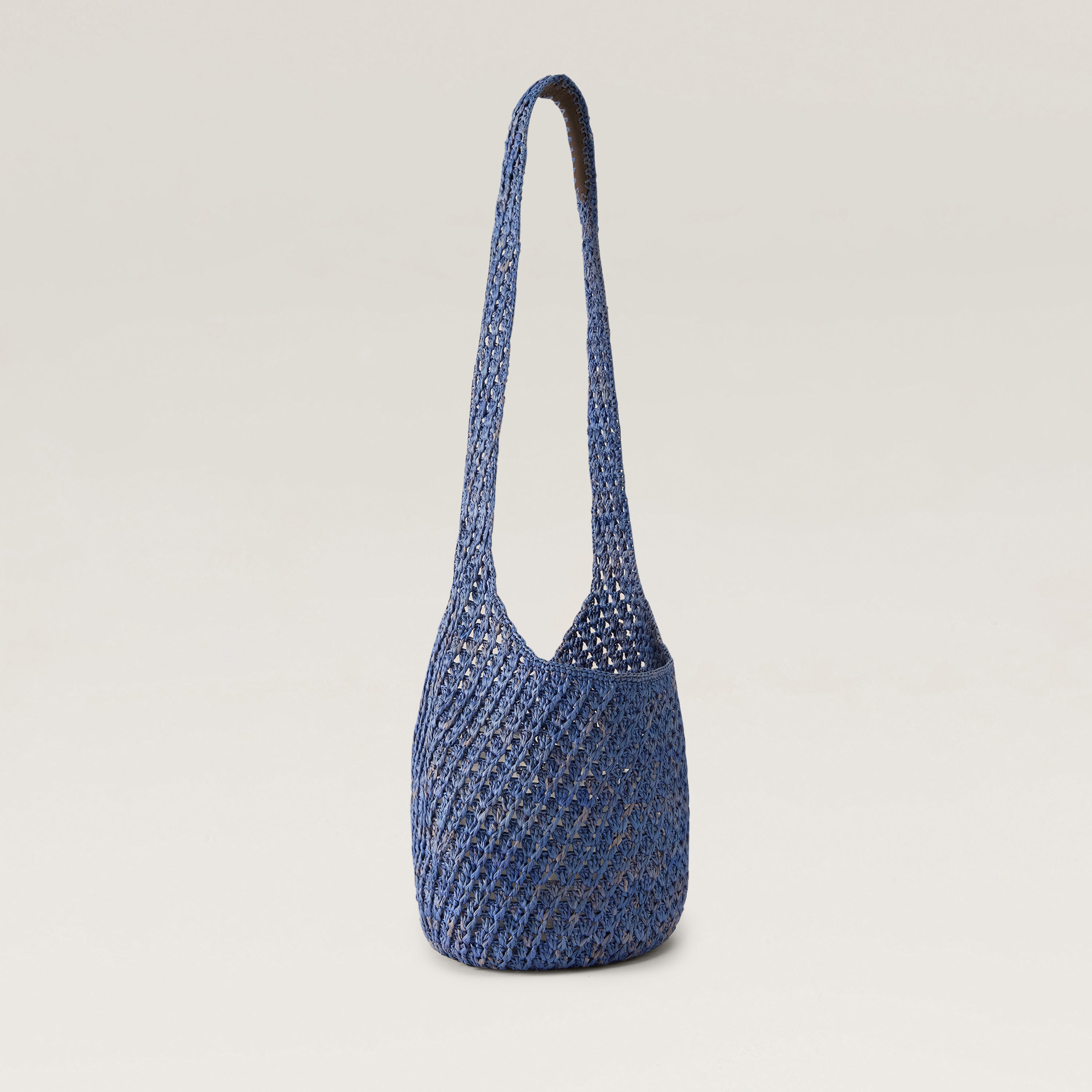 Lani Raffia Crochet Small Sac - Lapis - Blue Bag | Helen Kaminski US