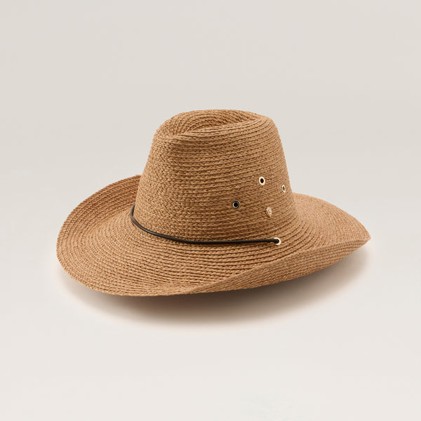 Buy Madison Raffia Braid Fedora - Nougat - Helen Kaminski