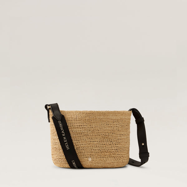 Nalin Raffia Crochet Crossbody Bag - Natural | Helen Kaminski US