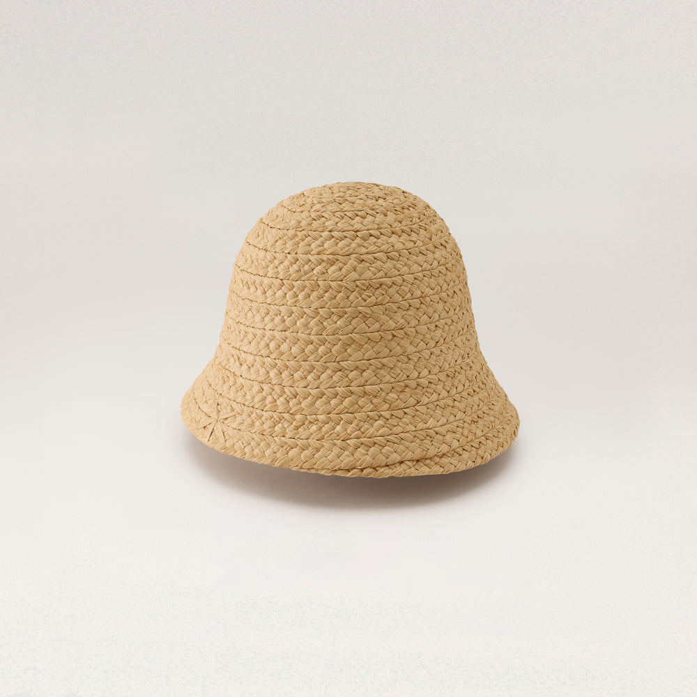 Passara Raffia Braid Cloche - Natural/Cream - Raffia Hat | Helen