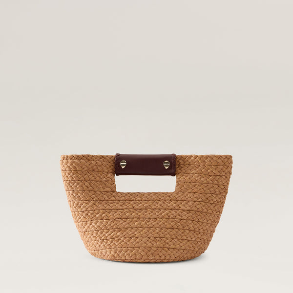 Remi Tote Mini - Nougat/Garnet - Small Tote Bag | Helen Kaminski US