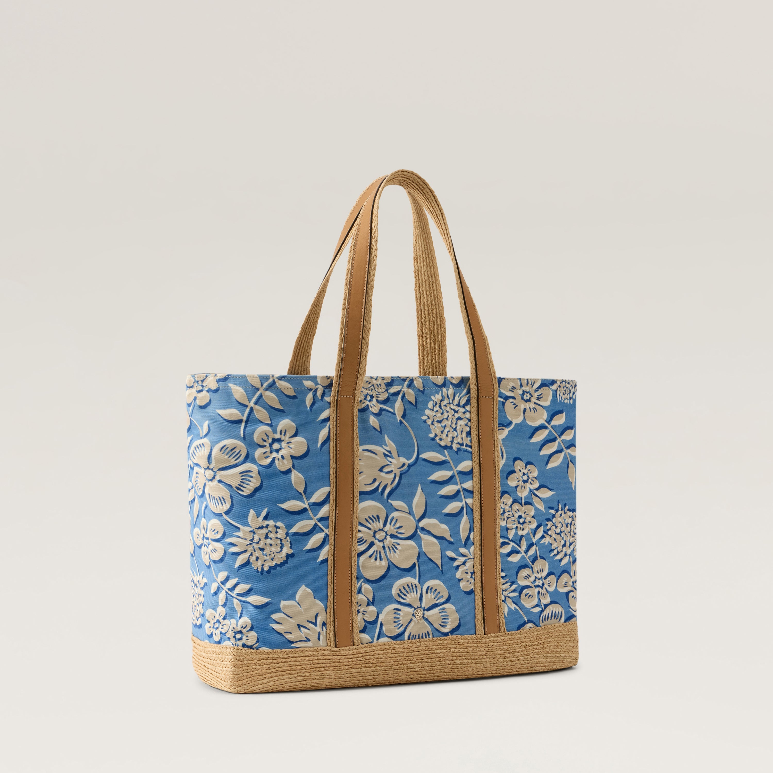 Shani Raffia Braid Tote - Lake - Large Tote Bag | Helen Kaminski US