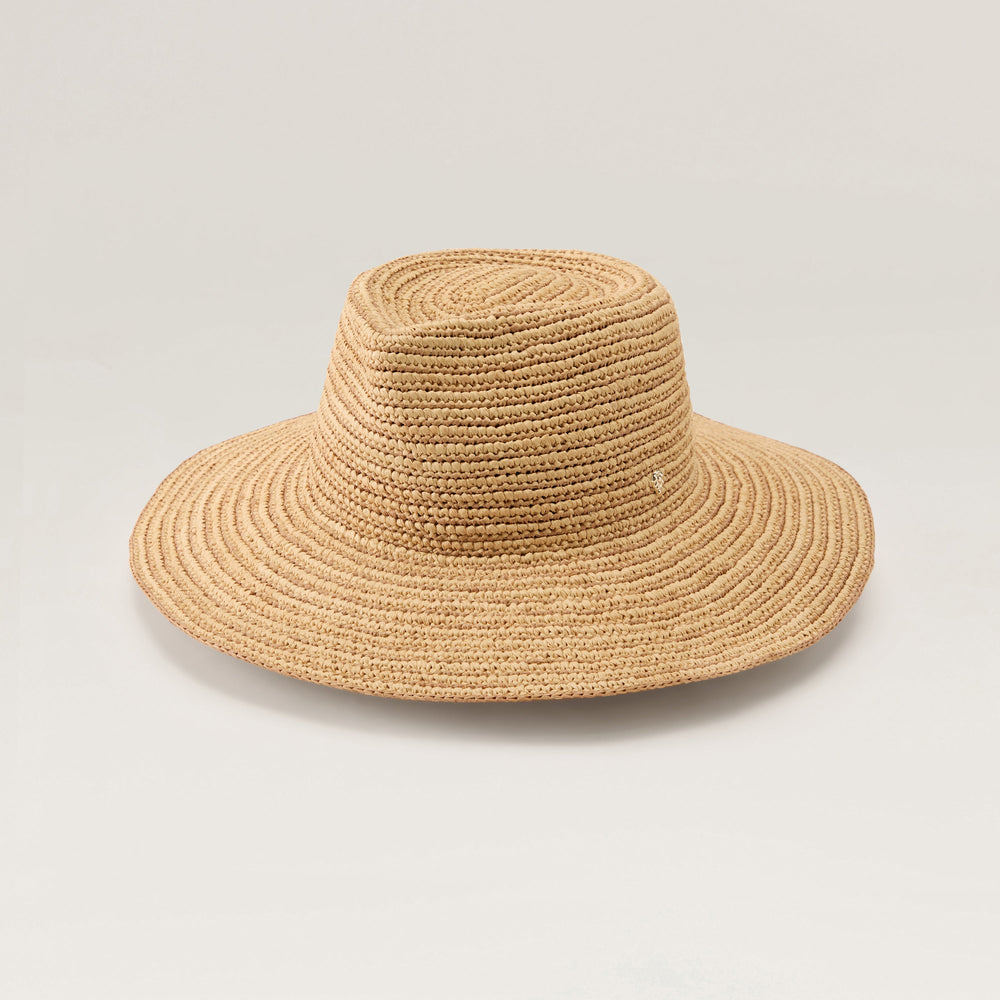 Steevie Raffia Stripe Fedora