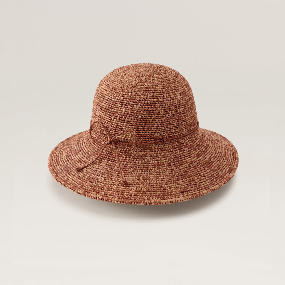 Tahani Raffia Crochet Hat - Petal Melange | Helen Kaminski US