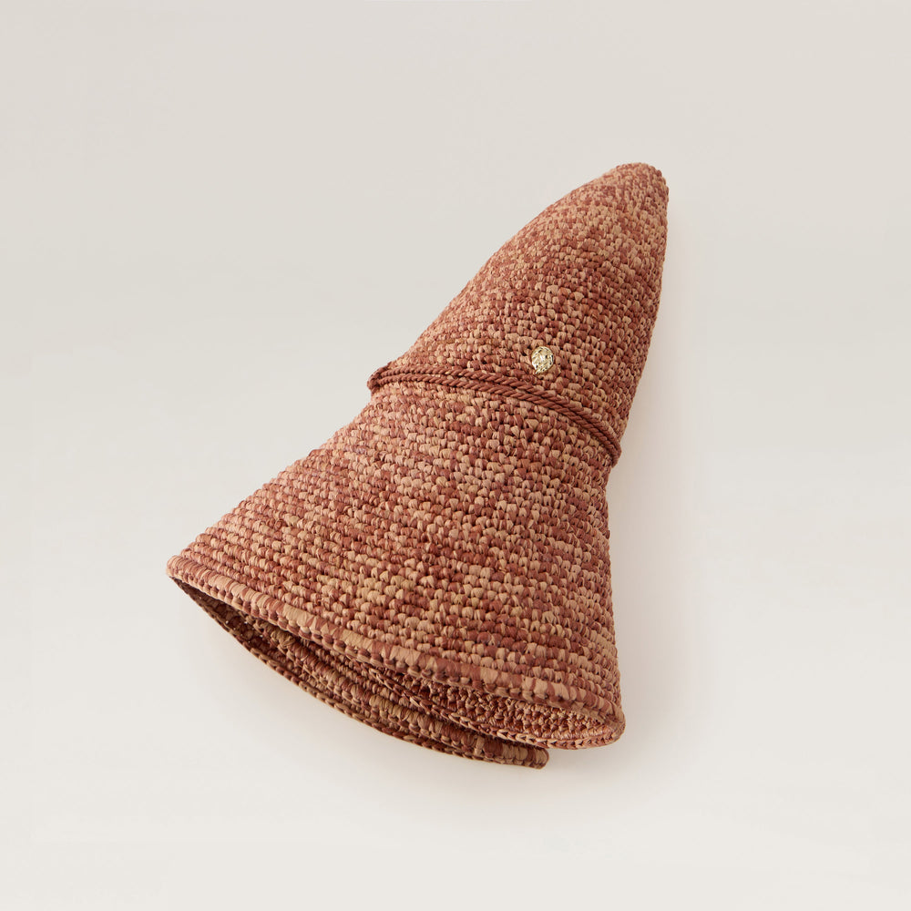 Tahani Raffia Crochet Hat - Petal Melange | Helen Kaminski US