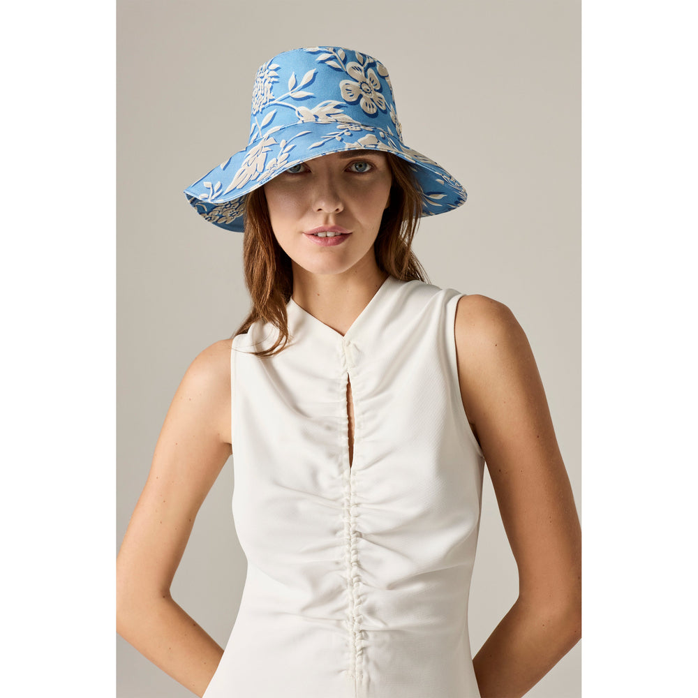 Helen Kaminski canvas bucket hat Helen Kaminski Canvas Bucket Hat - White Hats, Accessories  main image 4