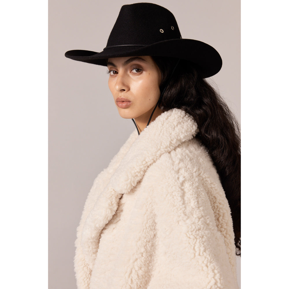 Buy Walker Wool Fedora - Black - Helen Kaminski