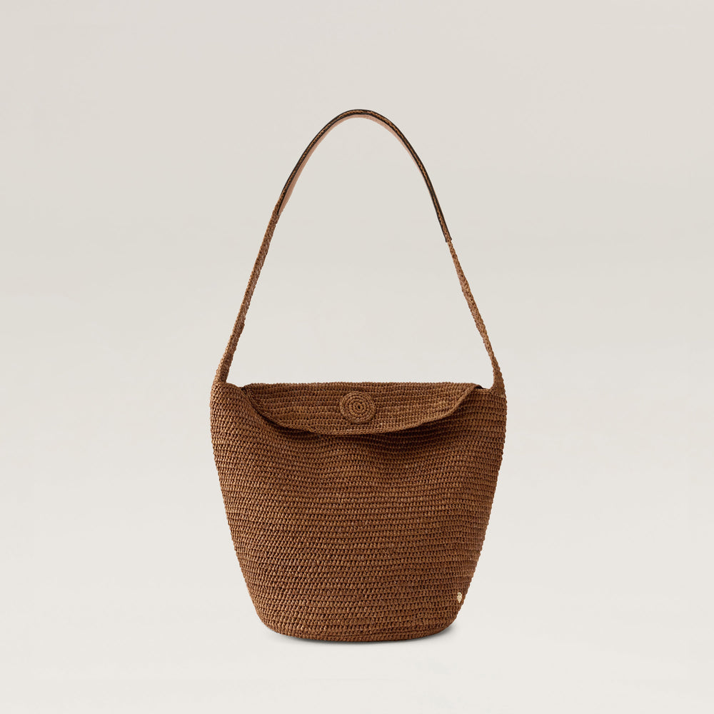 Yala Sac - Nutshell/Cotto - Small Raffia Bag | Helen Kaminski US