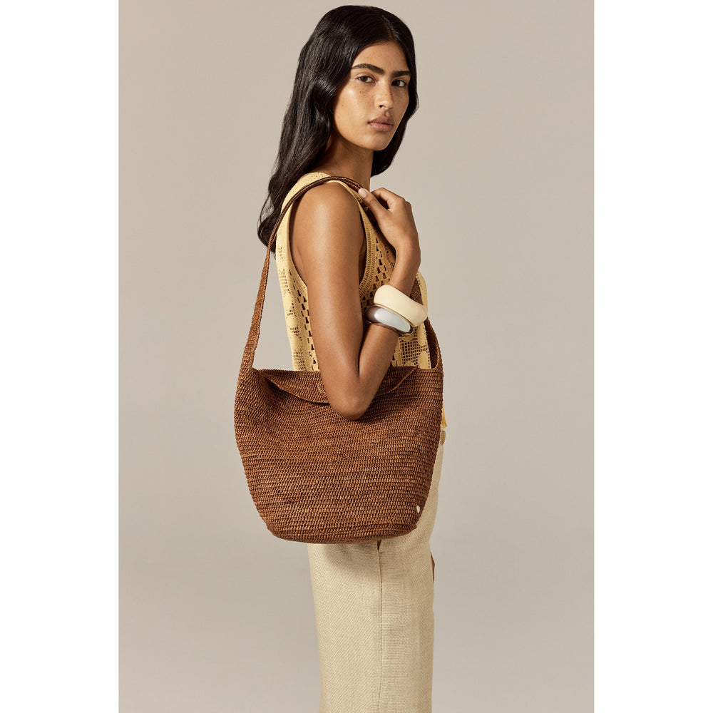 Yala Sac - Nutshell/Cotto - Small Raffia Bag | Helen Kaminski US