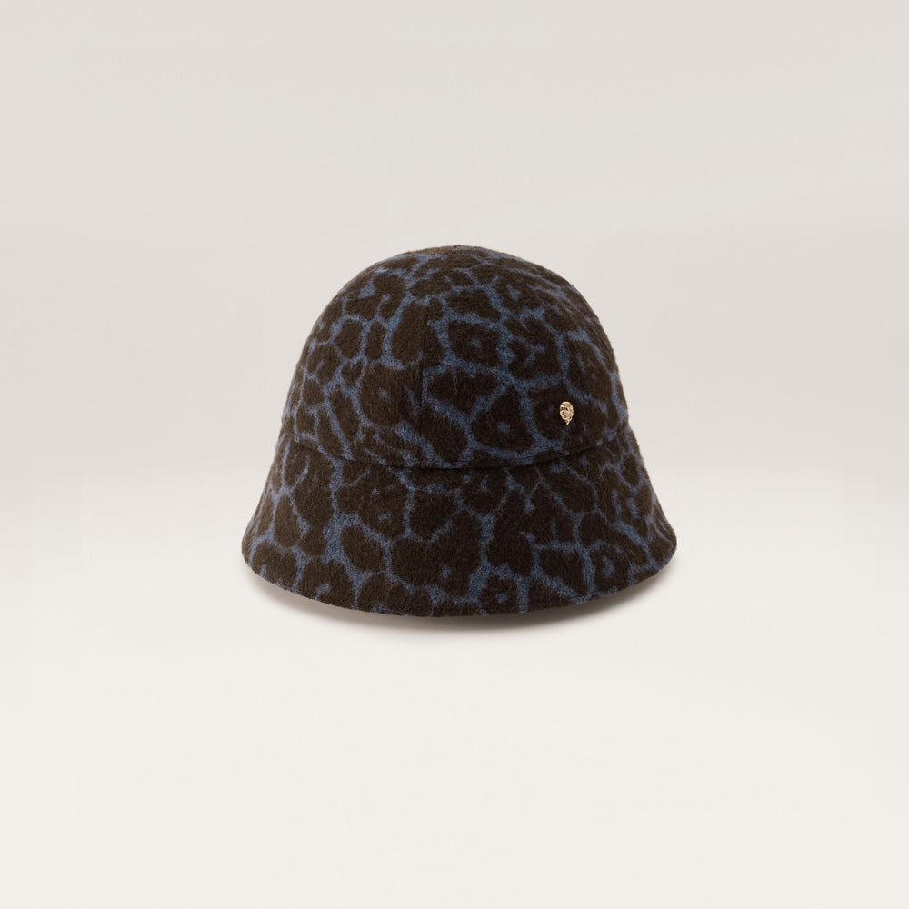 Zahara Jacquard Cloche - Dark Lapis | Helen Kaminski US