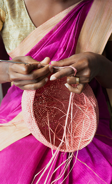 Raffia Crochet - Raffia Techniques - Helen Kaminski