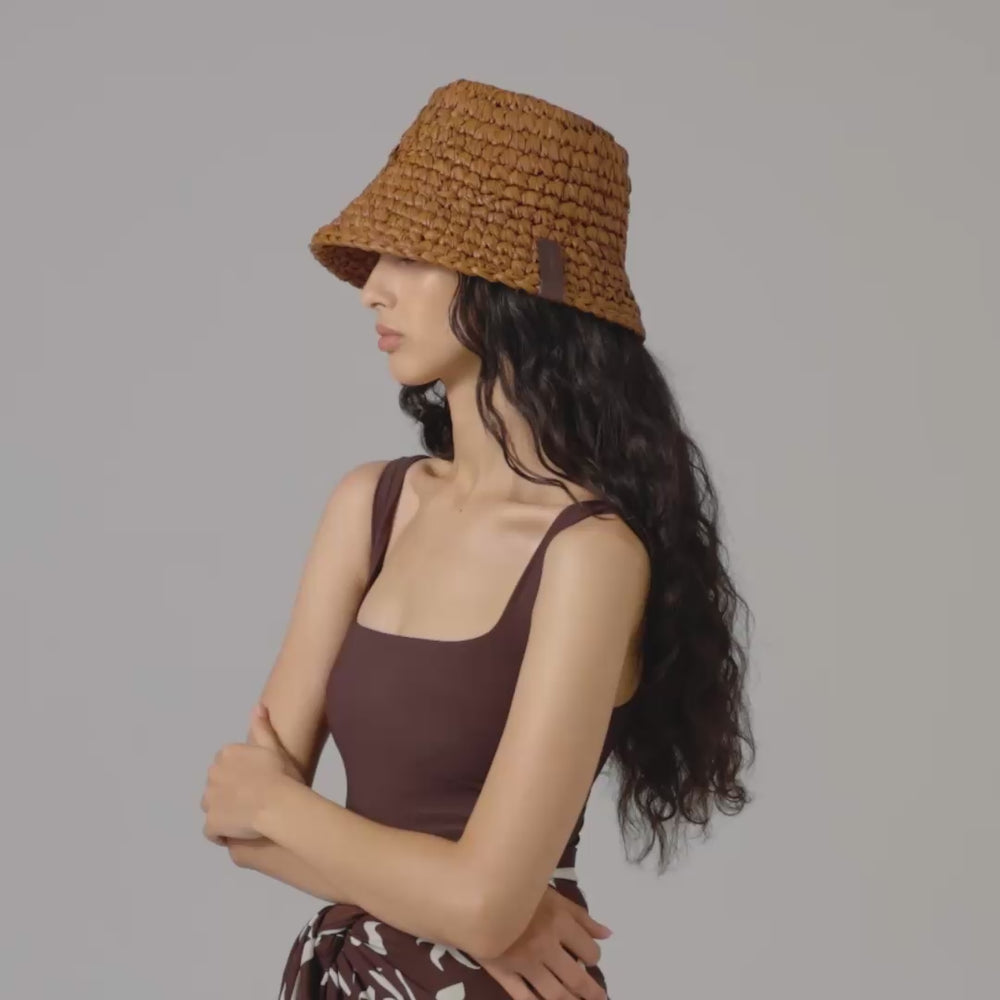 レモン】ヘレンカミスキー Raffia Crochet Prove レモン】ヘレンカミ