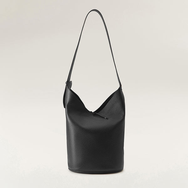 Carilla S Reve Leather Sac Bag Black - Helen Kaminski AU