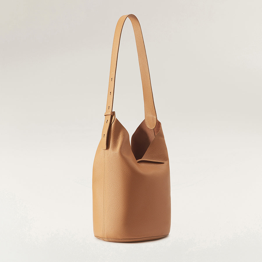 Small Brown Helen Hobo Purse - Soft Leather Bag