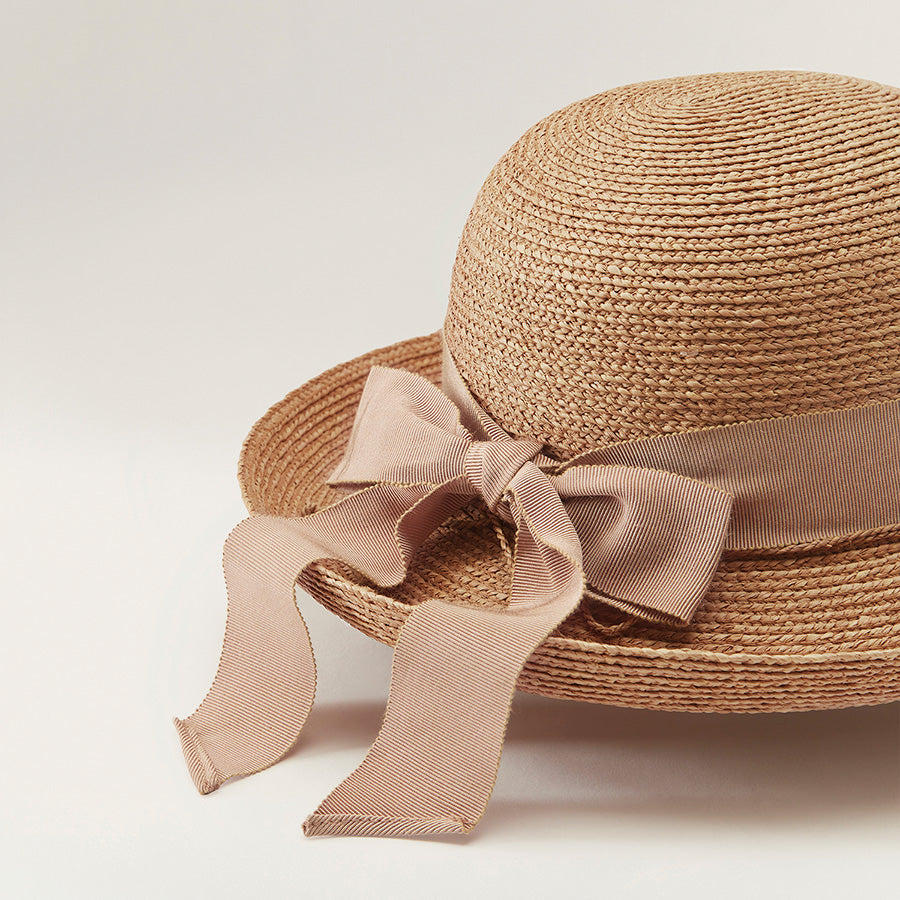 Newport SB | Nougat Lotus Women's Hat | Helen Kaminski