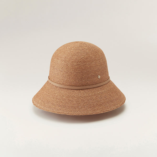 Besa 9 Nougat Nut Raffia Cloche Hat | Helen Kaminski