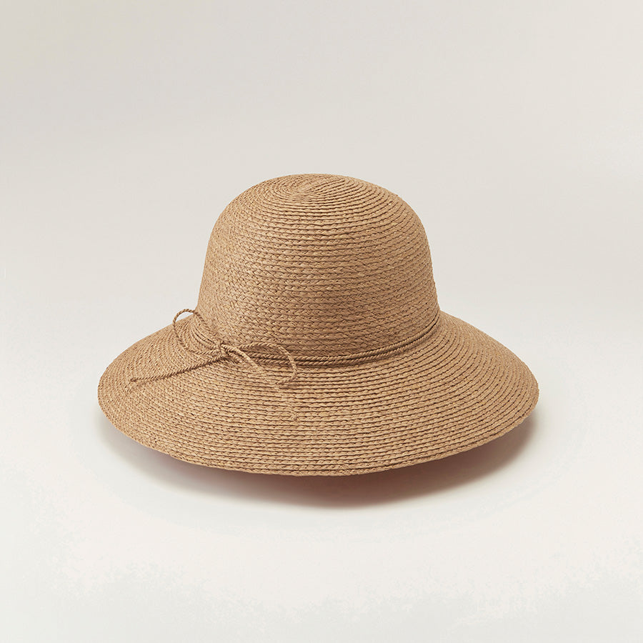 Delphina - Nougat - Beige Medium Brim Hat | Helen Kaminski US