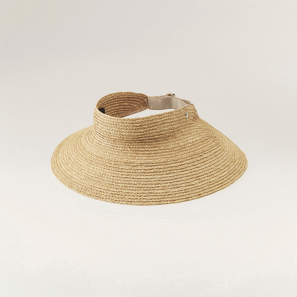 Maris | Natural Women's Visor Hat | Helen Kaminski