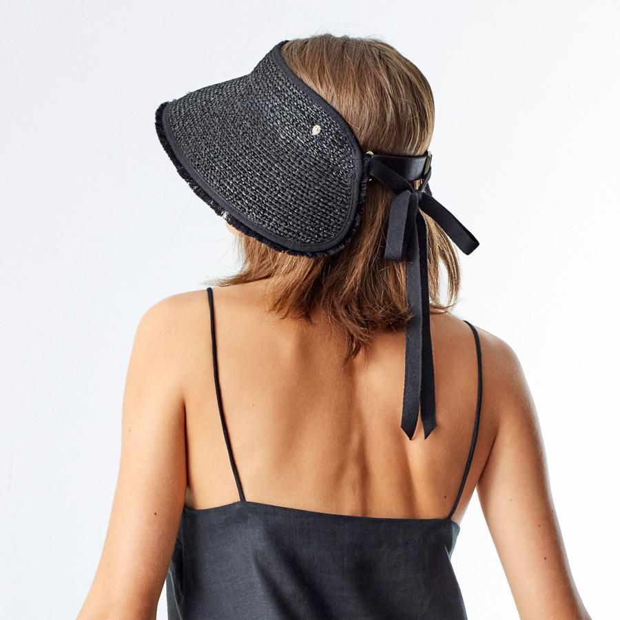 Sutton Hemp Cap - Navy | Helen Kaminski US