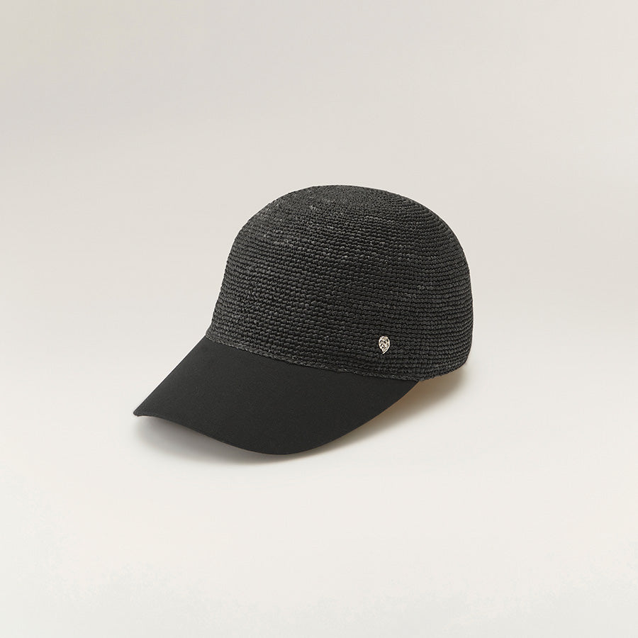 HELEN KAMINSKI 黒キャップ Shop the Vivette Classic Baseball Cap in Charcoal/Black | Helen