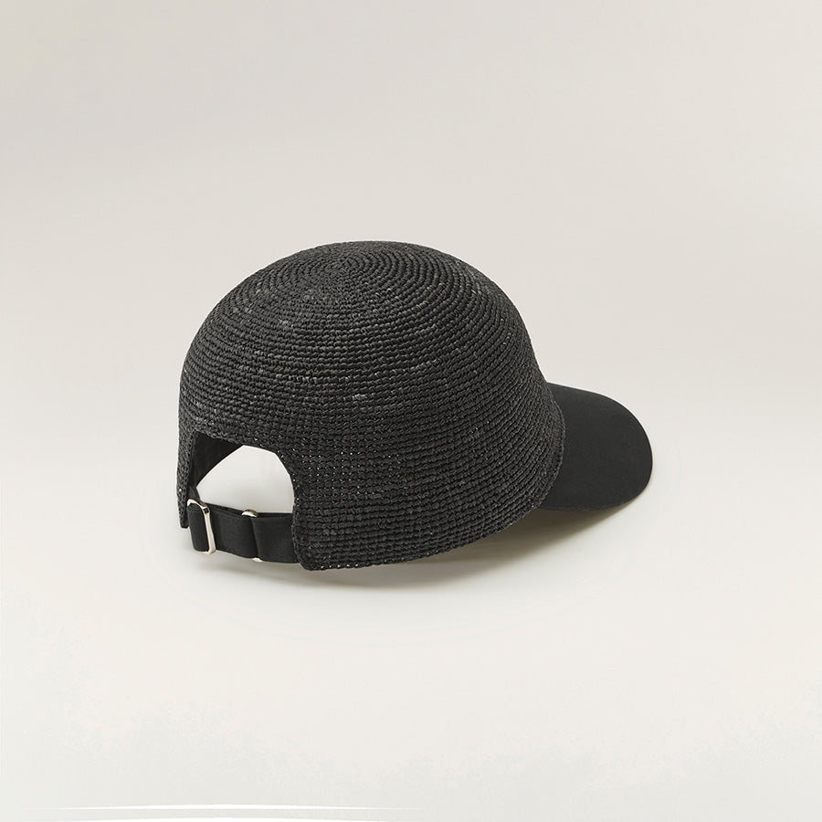 Shop the Vivette Classic Baseball Cap in Charcoal/Black | Helen