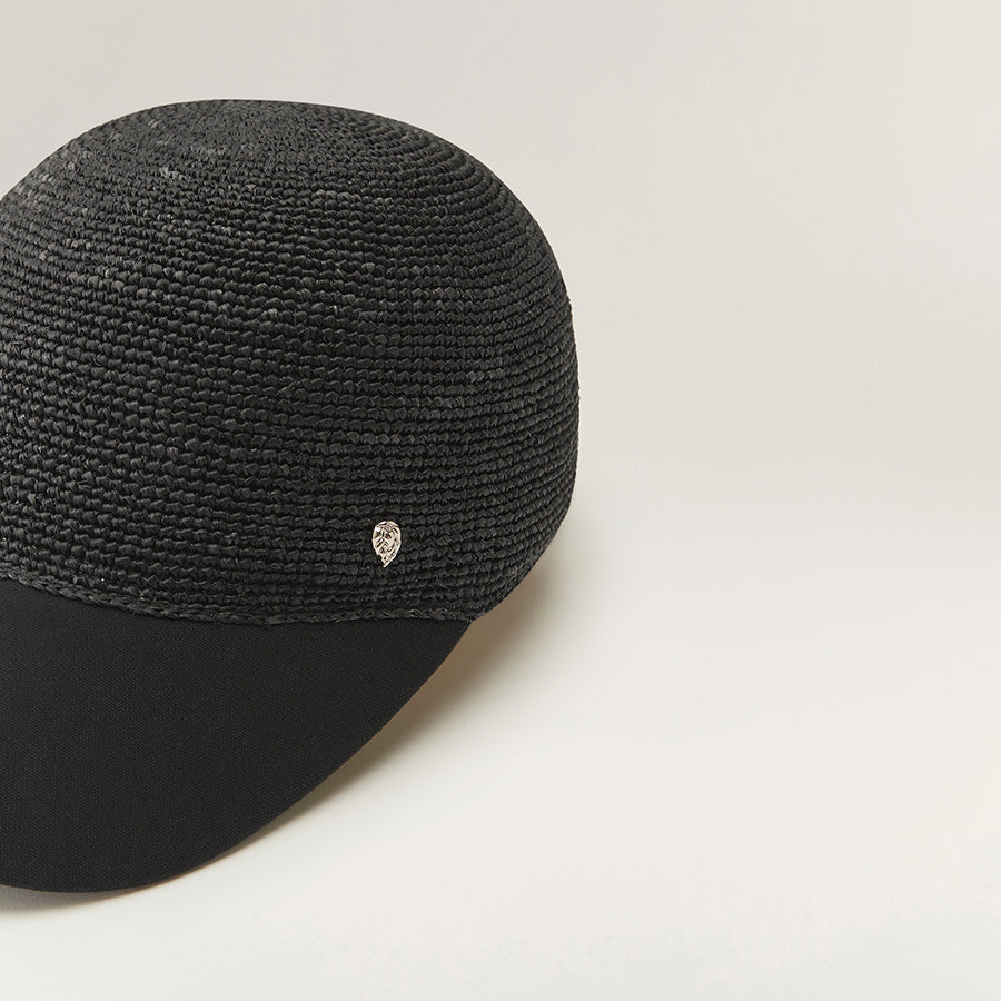 Shop the Vivette Classic Baseball Cap in Charcoal/Black | Helen