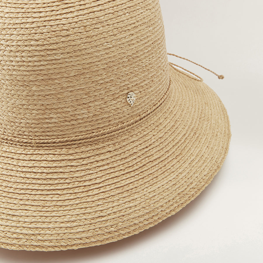 Prima 8 | Women's Raffia Natural Hat | Helen Kaminski