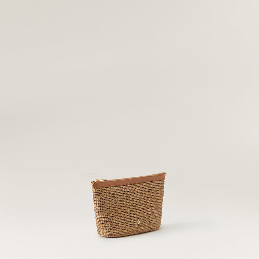 HELEN KAMINSKI ブラウン かごバッグ Liliana Shoulder Handbag in Nougat Caramel - Helen Kaminski