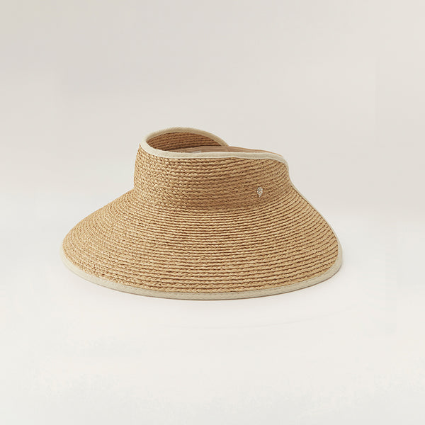 Mai | Natural Midnight Visor Hat | Helen Kaminski