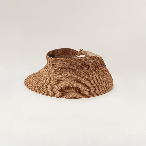 Maris | Nougat Women's Visor Hat | Helen Kaminski