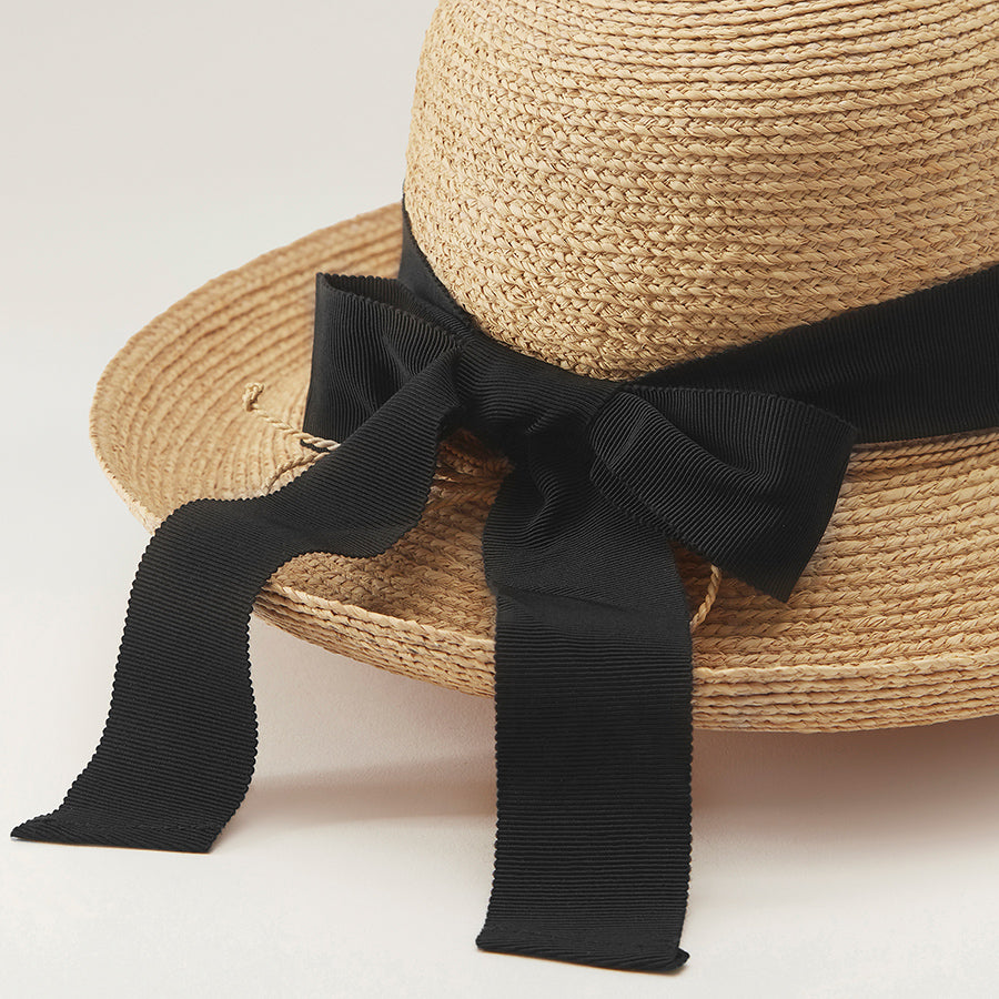 Newport SB | Natural Midnight Women's Hat | Helen Kaminski